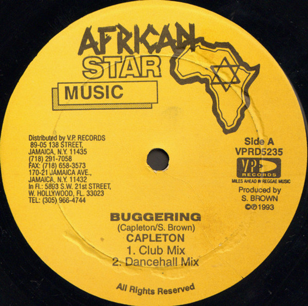 Capleton - Buggering (12")