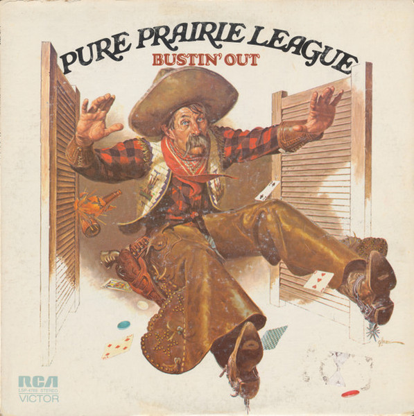 Pure Prairie League - Bustin' Out (LP, Album, RE, Tan)