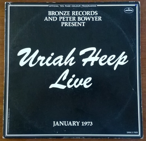 Uriah Heep - Uriah Heep Live (2xLP, Album, PRC)