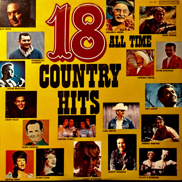 Various - 18 All Time Great Country Hits (LP, Comp)