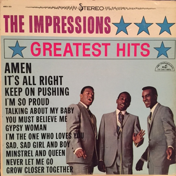 The Impressions - Greatest Hits (LP, Comp, Club, RE)