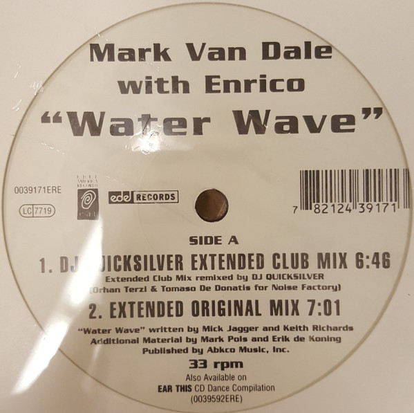 Mark Van Dale With Enrico - Water Wave (12")