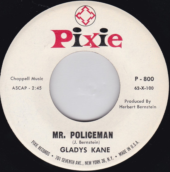 Gladys Kane - Mr. Policeman (7", Single)