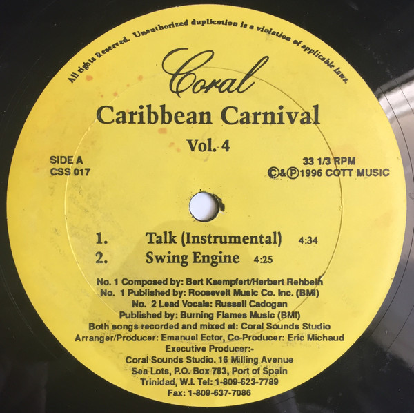 Various - Caribbean Carnival Vol. 4 (12")