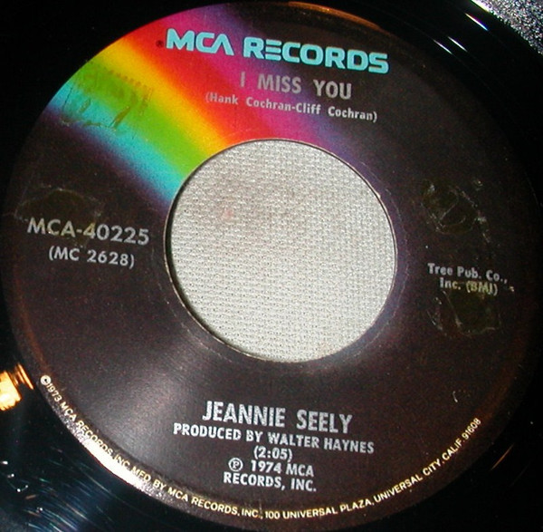 Jeannie Seely - I Miss You (7", Single, Glo)