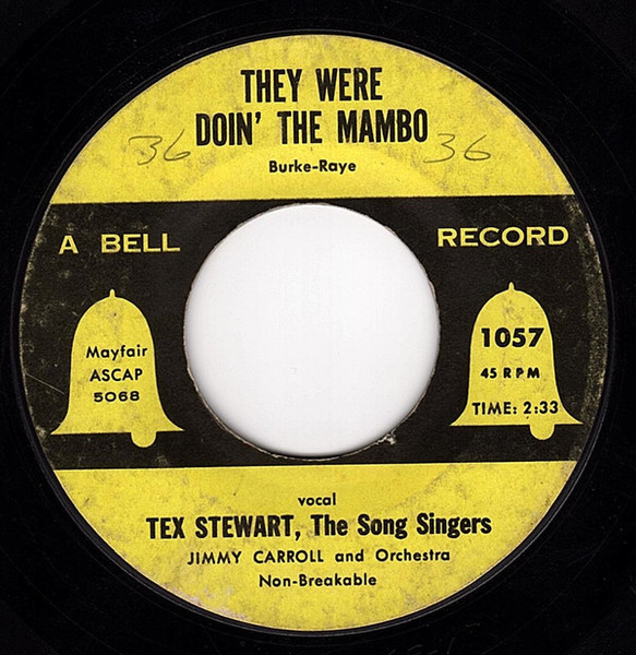 Tex Stewart & The Song Singers - They Were Doin The Mambo (7", Single)
