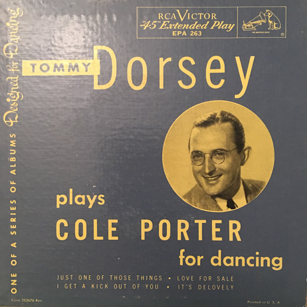 Tommy Dorsey - Plays Cole Porter For Dancing (7", EP)