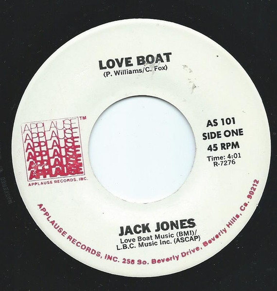 Jack Jones - Love Boat / Reasons (7")