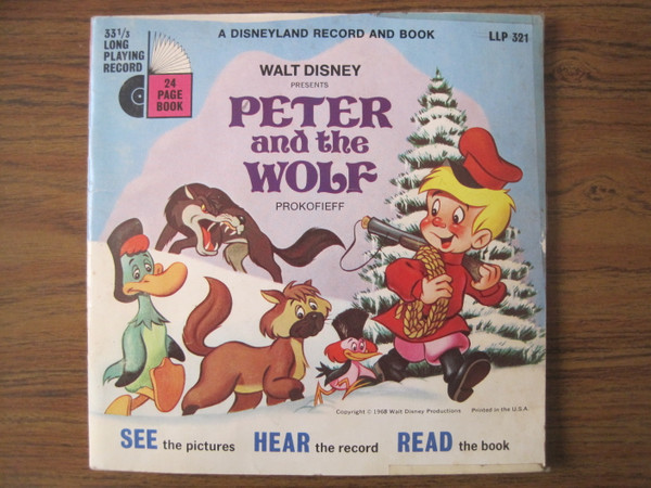 Prokofieff*, Robie Lester - Walt Disney Presents Peter And The Wolf (7", Single, Mono)