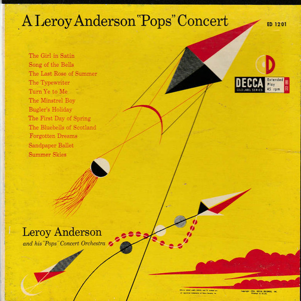 Leroy Anderson And His "Pops" Concert Orchestra -  A Leroy Anderson "Pops" Concert  (3x7", Album, EP + Box)