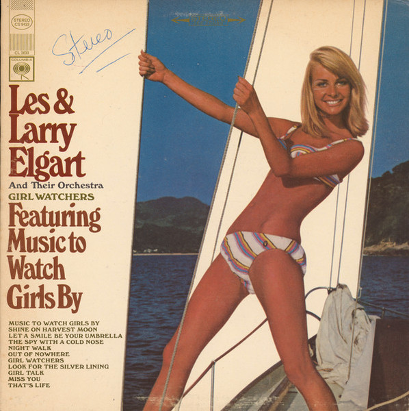 Les & Larry Elgart - Girl Watchers: Featuring Music To Watch Girls By (LP, Album, RE)