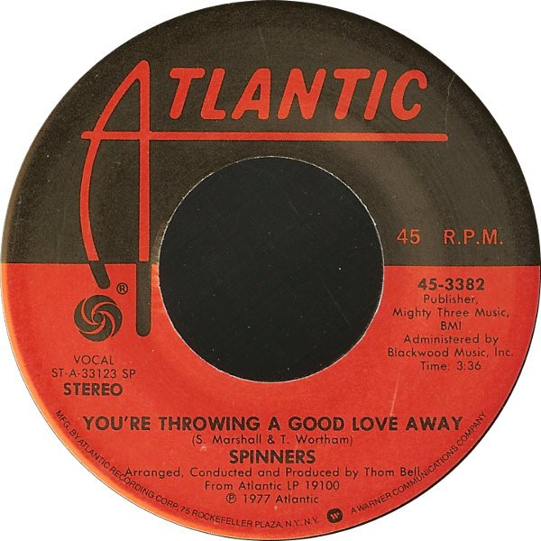 Spinners - You're Throwing A Good Love Away  (7", Single, Spe)