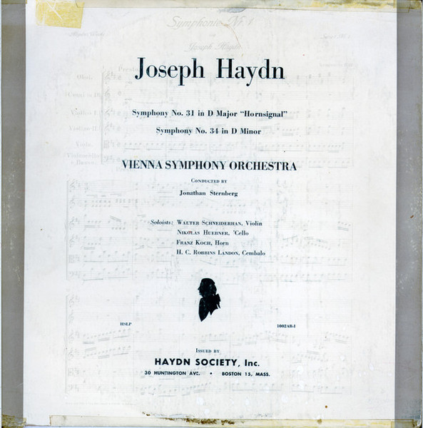 Vienna Symphony Orchestra* - Symphony No. 31 In D - "Hornsignal" (LP, Album, Styrene)