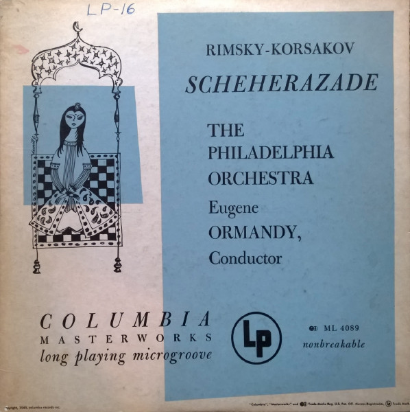 Rimsky-Korsakov* : The Philadelphia Orchestra, Eugene Ormandy - Scheherazade (LP)_2687677119