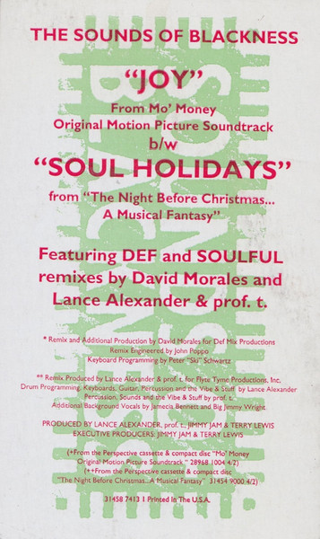 Sounds Of Blackness - Joy (12", Single)