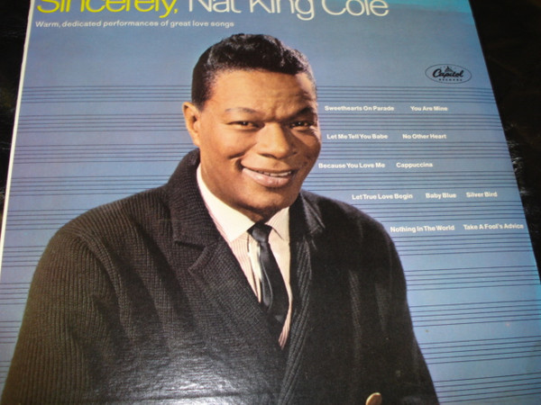 Nat King Cole - Sincerely, Nat King Cole (LP, Album, Mono)