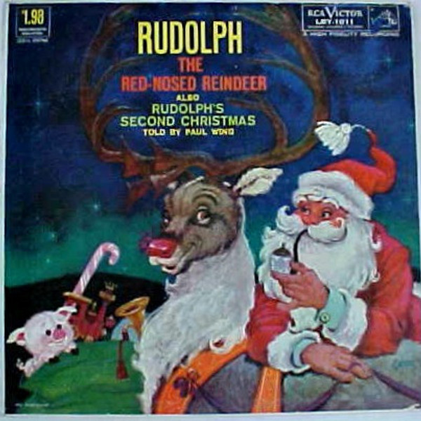 Various - Rudolph The Red-Nosed Reindeer (LP, Album)_2648204277