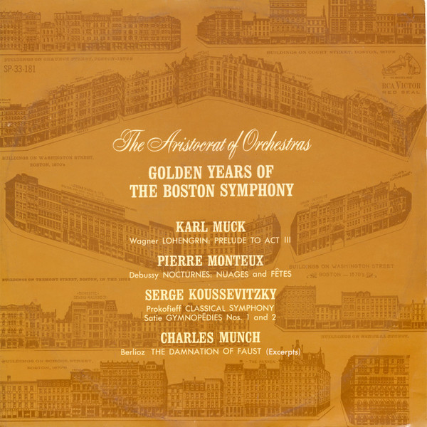 Boston Symphony Orchestra - The Aristocrat Of Orchestras - Golden Years Of The Boston Symphony (LP, Comp, Mono)_2644529265