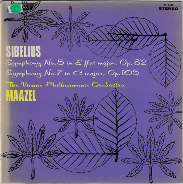 Sibelius*, The Vienna Philharmonic Orchestra*, Maazel* - Symphony No. 5 In E Flat Major, Op. 82 / Symphony No. 7 In C Major, Op. 105 (LP)_2640445224