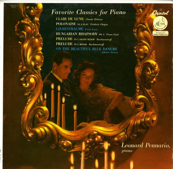 Leonard Pennario - Favorite Classics For Piano (LP, Mono)_2802437212