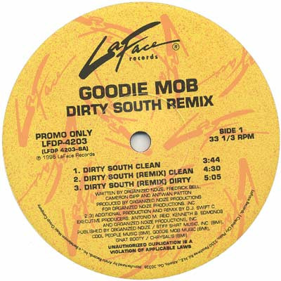 Goodie Mob - Dirty South (Remix) (12", Promo)