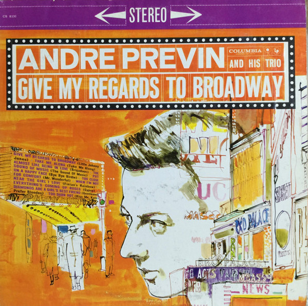 Andre Previn And His Trio* - Give My Regards To Broadway (LP, Album)