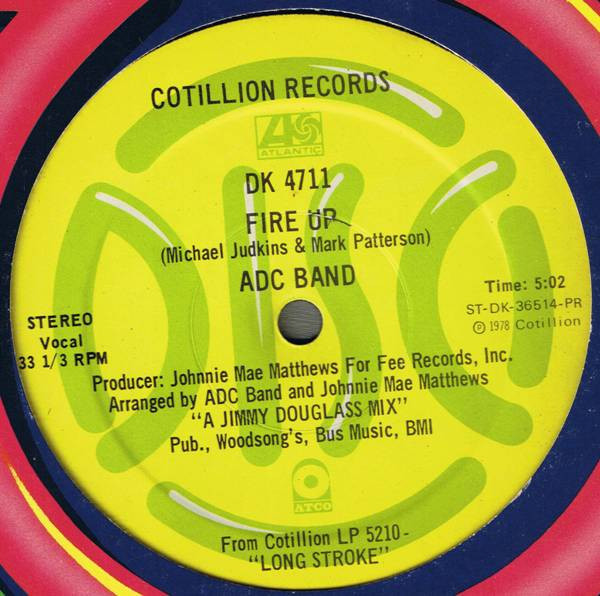 ADC Band - Fire Up / More & More Disco (12")