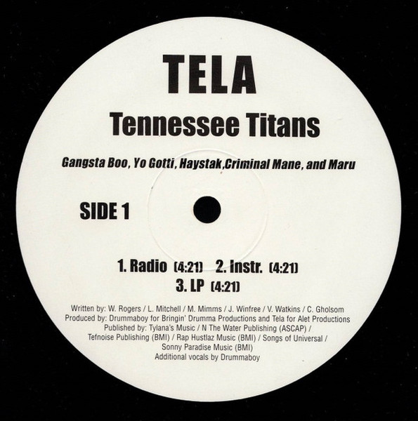 Tela - Tennessee Titans / Incredible (12")