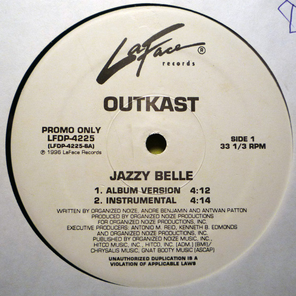 Outkast - Jazzy Belle (12", Promo)