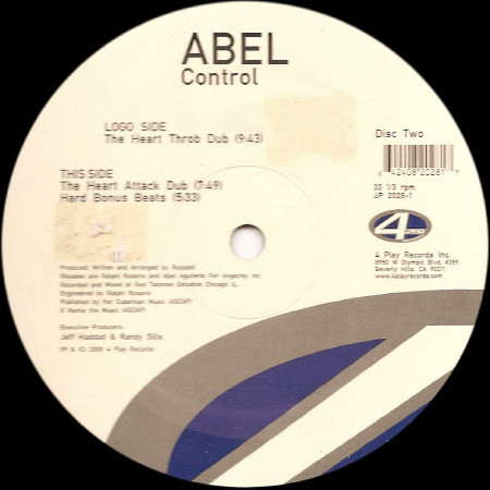 Abel - Control (Disc Two) (12")