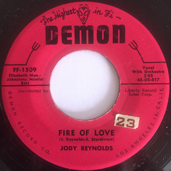 Jody Reynolds - Fire Of Love / Daisy Mae (7", Single)