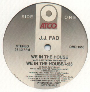 J.J. Fad - We In The House (12", Promo)