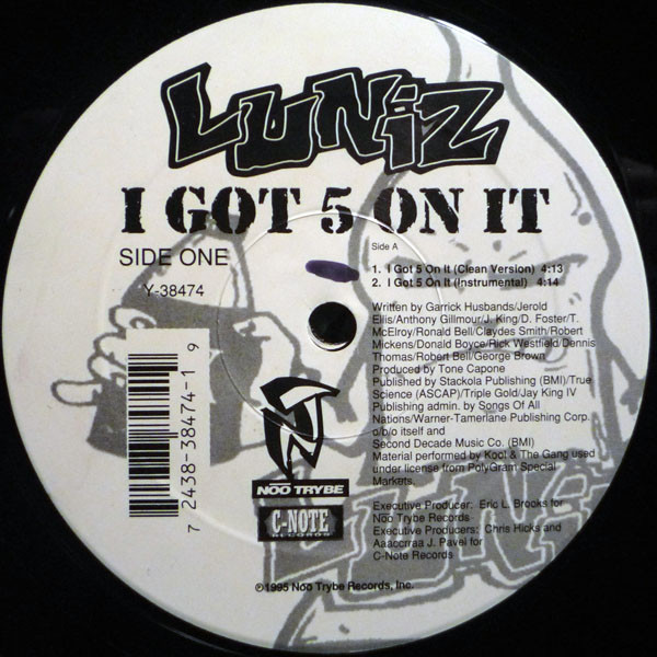 Luniz - I Got 5 On It (12")