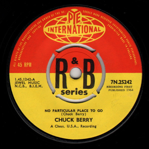 Chuck Berry - No Particular Place To Go (7", Single, Kno)
