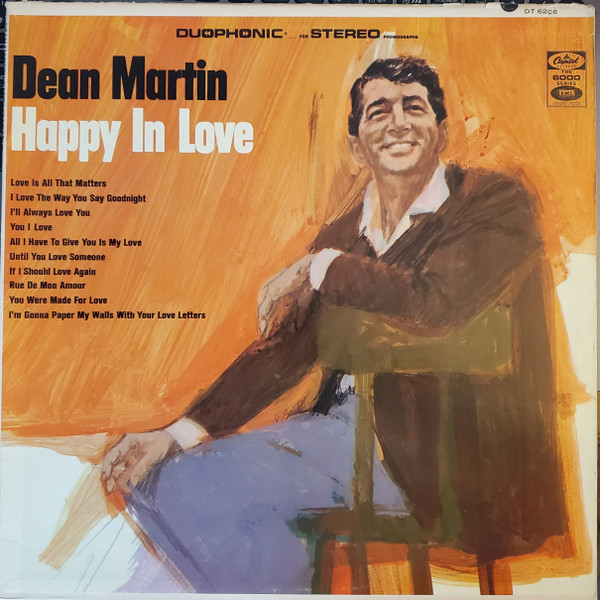 Dean Martin - Happy In Love (LP, Comp, Duo)