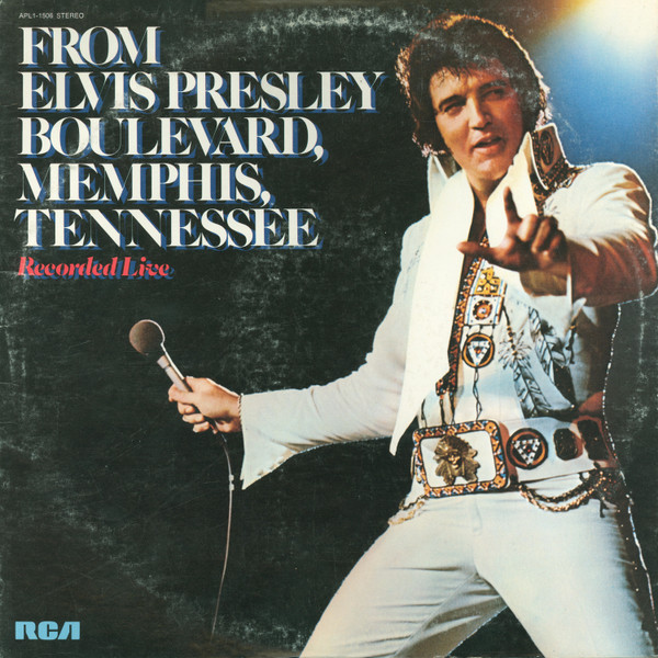 Elvis Presley - From Elvis Presley Boulevard, Memphis, Tennessee (LP, Album, Tan)_2859081106