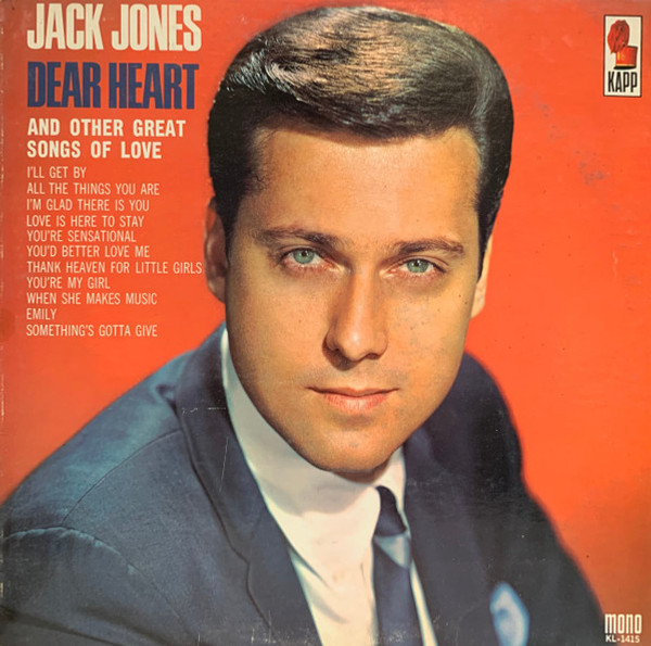 Jack Jones - Dear Heart (LP, Album, Mono)