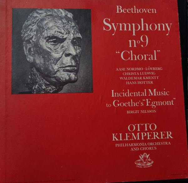 Beethoven*, Otto Klemperer, Philharmonia Orchestra And Chorus* - Symphony No. 9 In D Minor, Op. 125 ("Choral") / "Egmont", Op. 84-Incidental Music (2xLP, Mono, RP, Scr + Box)