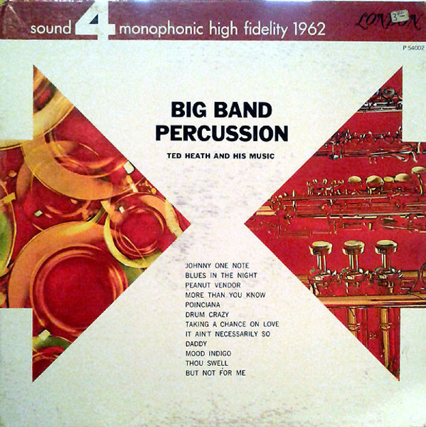 Ted Heath And His Music - Big Band Percussion (LP, Mono, Gat)