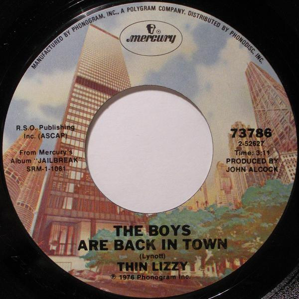 Thin Lizzy - The Boys Are Back In Town / Jailbreak (7", Single, Ter)