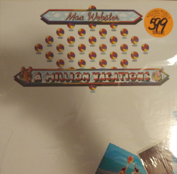 Max Webster - A Million Vacations (LP, Album, RE)