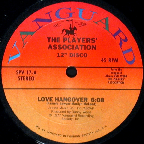 The Players Association - Love Hangover (12")