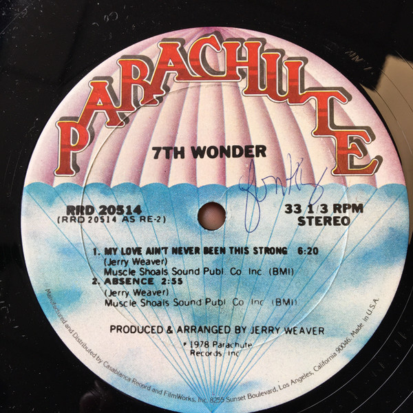 7th Wonder - My Love Ain't Never Been This Strong (12", S/Sided)