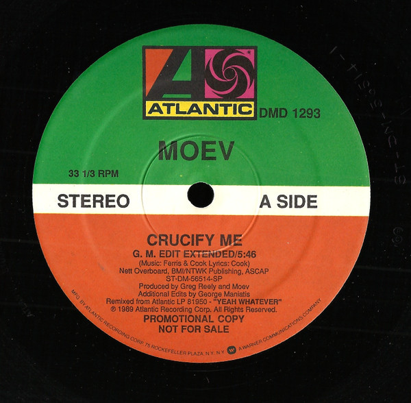 Moev - Crucify Me (12", Single, Promo)