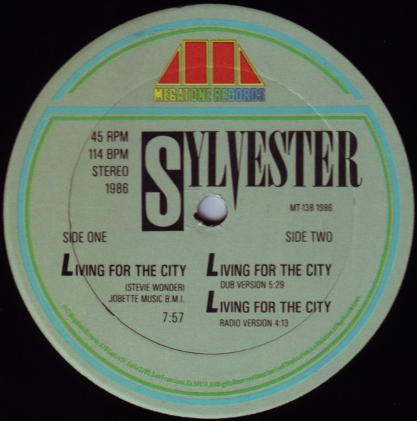 Sylvester - Living For The City (12")