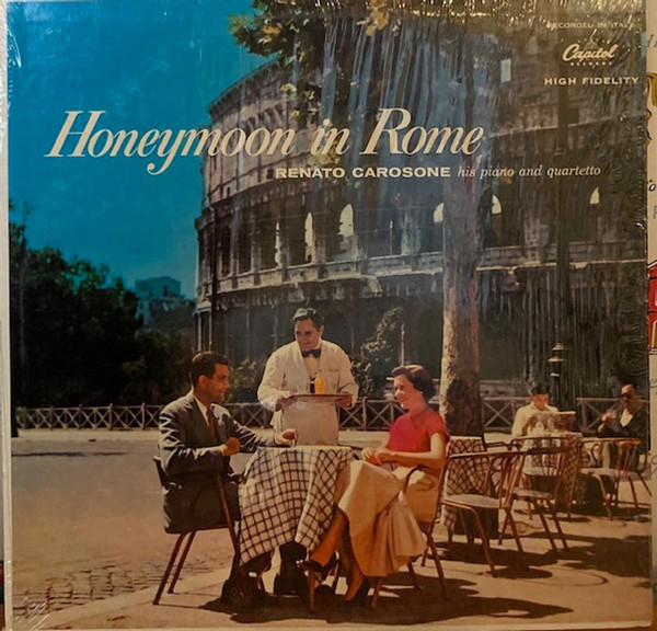 Renato Carosone His Piano And Quartetto* - Honeymoon In Rome (LP, Mono)