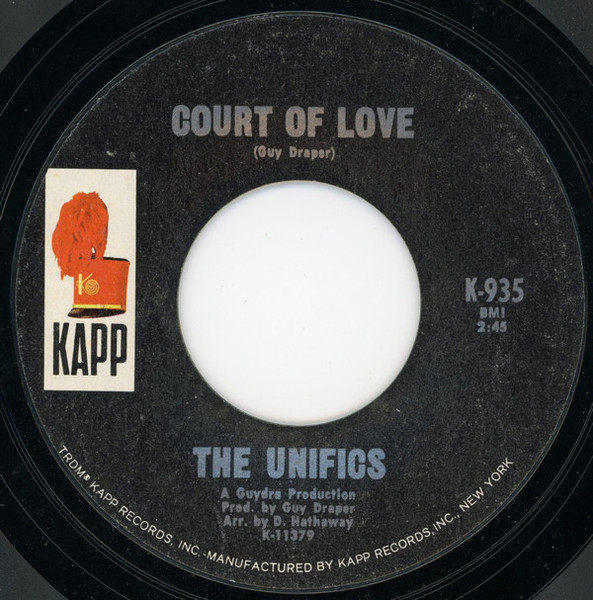 The Unifics - Court Of Love / Which One Should I Choose (7", Styrene, Ter)