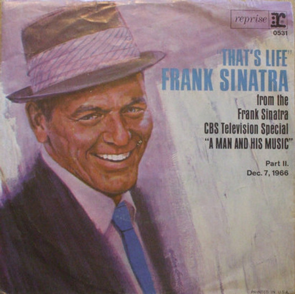 Frank Sinatra - That's Life / The September Of My Years (7", Single, Styrene, Ter)