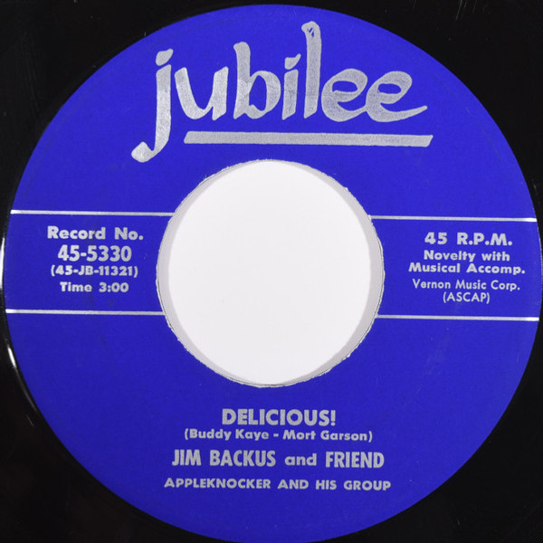 Jim Backus - Delicious! (7", Scr)
