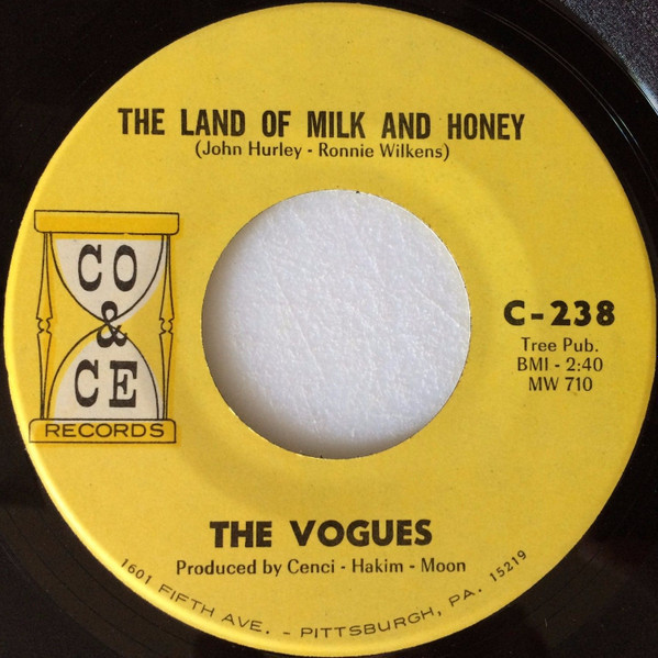 The Vogues - The Land Of Milk And Honey / True Lovers (7", Single)